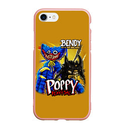 Чехол iPhone 7/8 матовый POPPY PLAYTIME AND BENDY AND THE INK MACHINE