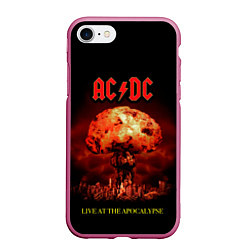 Чехол iPhone 7/8 матовый Live at the Apocalypse - ACDC