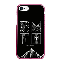 Чехол iPhone 7/8 матовый Thats the spirit BMTH, цвет: 3D-малиновый