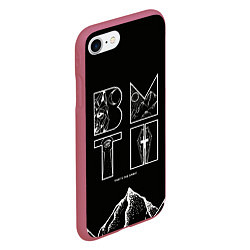 Чехол iPhone 7/8 матовый Thats the spirit BMTH, цвет: 3D-малиновый — фото 2