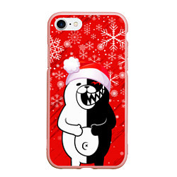 Чехол iPhone 7/8 матовый НОВОГОДНИЙ MONOKUMA