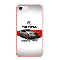 Чехол iPhone 7/8 матовый Skoda Rapid Sport