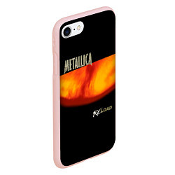 Чехол iPhone 7/8 матовый Metallica ReLoad, цвет: 3D-светло-розовый — фото 2