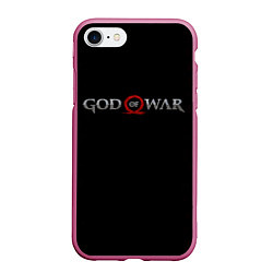 Чехол iPhone 7/8 матовый GOD OF WAR LOGO, РУНЫ