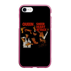 Чехол iPhone 7/8 матовый Sheer Heart Attack - Queen