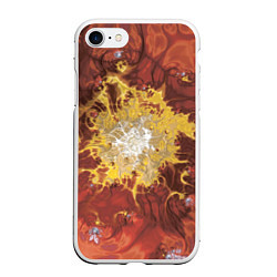Чехол iPhone 7/8 матовый Коллекция Journey Обжигающее солнце 396-134, цвет: 3D-белый
