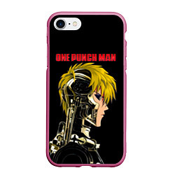 Чехол iPhone 7/8 матовый Кибернетическое тело Геноса One Punch-Man