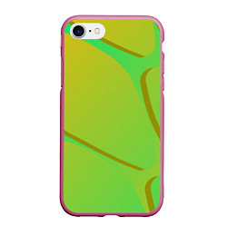 Чехол iPhone 7/8 матовый Градиентная абстракция, цвет: 3D-малиновый