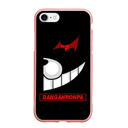 Чехол iPhone 7/8 матовый Черная половина Монокума - Danganronpa