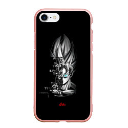 Чехол iPhone 7/8 матовый Сон Гоку эпичная надпись - Dragon Ball