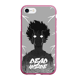 Чехол iPhone 7/8 матовый DEAD INSIDE Mob psycho