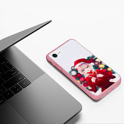 Чехол iPhone 7/8 матовый Аниме Рождество, цвет: 3D-баблгам — фото 2