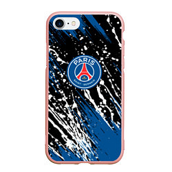 Чехол iPhone 7/8 матовый PSG футбольный клуб