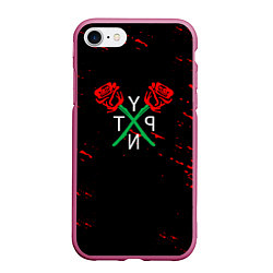 Чехол iPhone 7/8 матовый Payton Moormeie rose, цвет: 3D-малиновый