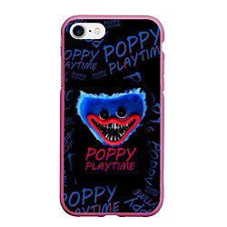 Чехол iPhone 7/8 матовый Poppy Playtime Хагги Вагги Кукла, цвет: 3D-малиновый
