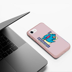 Чехол iPhone 7/8 матовый Mr Beast Japan Full Print, цвет: 3D-светло-розовый — фото 2