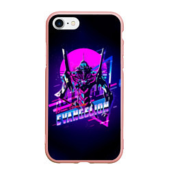 Чехол iPhone 7/8 матовый Ева 01 - Neon Genesis Evangelion