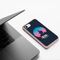 Чехол iPhone 7/8 матовый To your Eternity Art, цвет: 3D-светло-розовый — фото 2