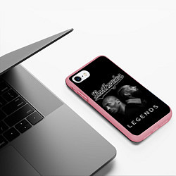 Чехол iPhone 7/8 матовый Los Angeles Legends Легенды Лос-Анджлелеса, цвет: 3D-баблгам — фото 2