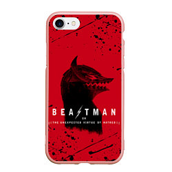 Чехол iPhone 7/8 матовый BEASTMAN BERSERK БЕРСЕРК, ПРОКЛЯТИЕ, цвет: 3D-светло-розовый