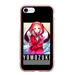 Чехол iPhone 7/8 матовый Yomozuki - Kakegurui, цвет: 3D-светло-розовый