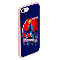 Чехол iPhone 7/8 матовый Hunter x Hunter - Kurapika, цвет: 3D-светло-розовый — фото 2