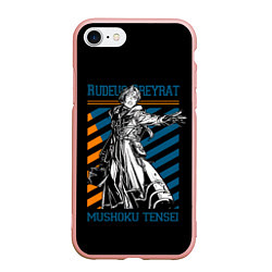 Чехол iPhone 7/8 матовый Rudeus Greyrat - Mushoku Tensei