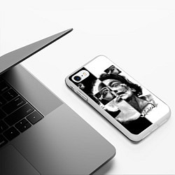 Чехол iPhone 7/8 матовый Salvador Dali - Сальвадор Дали, цвет: 3D-белый — фото 2