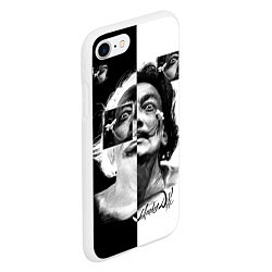 Чехол iPhone 7/8 матовый Salvador Dali - Сальвадор Дали, цвет: 3D-белый — фото 2