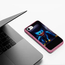 Чехол iPhone 7/8 матовый POPPY PLAYTIME HAGGY WAGGY ПОППИ ПЛЕЙТАЙМ, цвет: 3D-малиновый — фото 2
