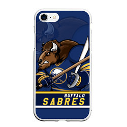 Чехол iPhone 7/8 матовый Баффало Сейберз, Buffalo Sabres
