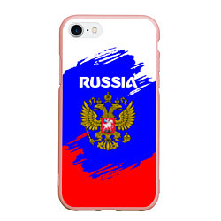 Чехол iPhone 7/8 матовый Russia Геометрия