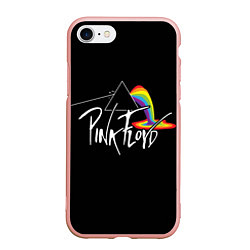 Чехол iPhone 7/8 матовый PINK FLOYD - ПИНК ФЛОЙД ЛУЖА, цвет: 3D-светло-розовый