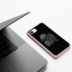 Чехол iPhone 7/8 матовый Ночной Дозор Night Watcher, цвет: 3D-светло-розовый — фото 2
