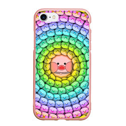 Чехол iPhone 7/8 матовый Psychedelic Lalafanfan, цвет: 3D-светло-розовый