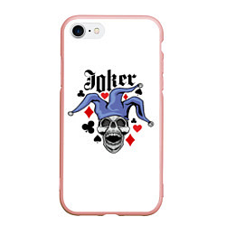 Чехол iPhone 7/8 матовый JOKER Джокер, цвет: 3D-светло-розовый