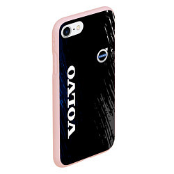 Чехол iPhone 7/8 матовый Volvo марка автомобиля, цвет: 3D-светло-розовый — фото 2