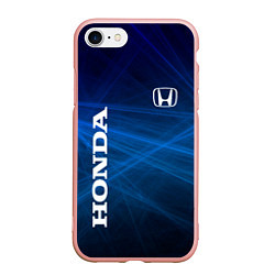 Чехол iPhone 7/8 матовый Honda - Blue