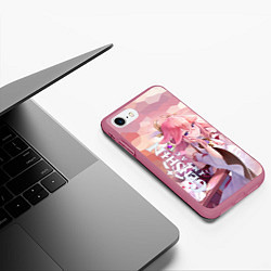 Чехол iPhone 7/8 матовый Яэ Мико - Гудзи Яэ, цвет: 3D-малиновый — фото 2