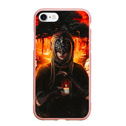 Чехол iPhone 7/8 матовый FIRE KEEPER Dark SOULS III Дарк соулс