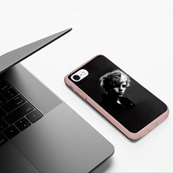 Чехол iPhone 7/8 матовый Pharaoh Million Dollar Album Фараон ЧБ, цвет: 3D-светло-розовый — фото 2