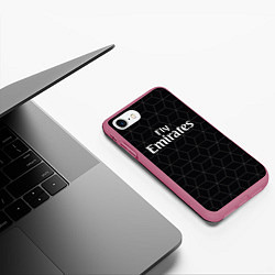 Чехол iPhone 7/8 матовый Арсенал, цвет: 3D-малиновый — фото 2