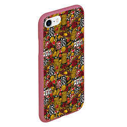 Чехол iPhone 7/8 матовый Игорный Дом Казино, цвет: 3D-малиновый — фото 2
