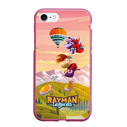 Чехол iPhone 7/8 матовый Rayman воздушные шары