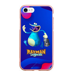 Чехол iPhone 7/8 матовый Синий globox Rayman