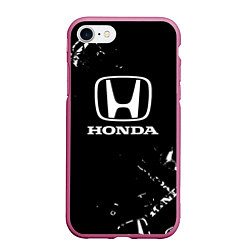 Чехол iPhone 7/8 матовый Honda CR-Z, цвет: 3D-малиновый