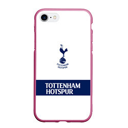 Чехол iPhone 7/8 матовый Tottenham Тоттенхэм, цвет: 3D-малиновый