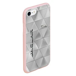 Чехол iPhone 7/8 матовый JAGUR геометрические фигуры, цвет: 3D-светло-розовый — фото 2