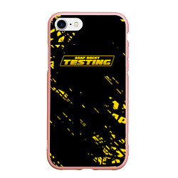 Чехол iPhone 7/8 матовый ASAP ROCKY fashion killa, цвет: 3D-светло-розовый