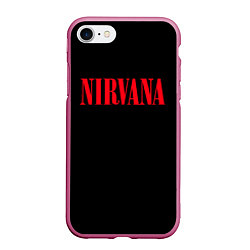 Чехол iPhone 7/8 матовый Nirvana in Red
